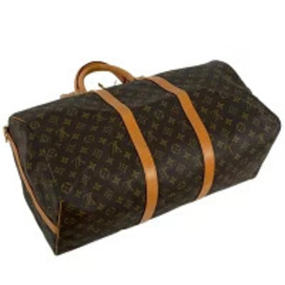 Louis Vuitton Keepall Bandoulire Travel Shoulder Bag Boston Monogram Brown - Picture 2 of 7